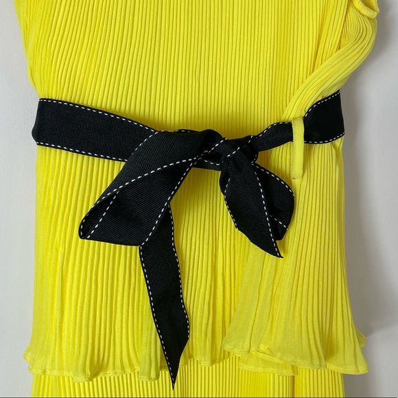 Women's Yellow Tiered Floral Maxi Dress Size Small - Picture 8 of 12